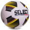 М'яч футбольний SELECT Classic FB-0553 №5 PVC клеєний білий-чорний-жовтий 0