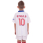 Форма футбольна дитяча з символікою футбольного клубу PSG NEYMAR 10 виїзна 2021 SP-Planeta CO-2509 8-14 років білий-червоний 1