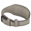 Пояс атлетический кожаный FISTRAGE VL-5154 спинка-15см размер-S-XL серый 2