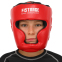 Шлем боксерский с полной защитой кожаный FISTRAGE VL-4157 S-XL цвета в ассортименте 25