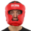 Шлем боксерский с полной защитой кожаный FISTRAGE VL-4157 S-XL цвета в ассортименте 31