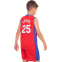 Форма баскетбольна дитяча NB-Sport NBA SIXERS 25 BA-0904 M-2XL червоний-синій 1
