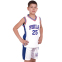 Форма баскетбольная детская NB-Sport NBA PHILA 25 BA-0927 M-2XL цвета в ассортименте 12