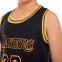 Форма баскетбольна дитяча NB-Sport NBA LAKERS 23 BA-0928 M-2XL чорний-жовтий 3