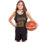 Форма баскетбольная детская NB-Sport NBA LAKERS 23 BA-0928 M-2XL черный-желтый 4