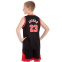 Форма баскетбольная детская NB-Sport NBA CHICAGO 23 BA-0929 M-2XL черный-красный 0