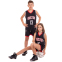 Форма баскетбольная детская NB-Sport NBA HOUSTON 13 BA-0968 M-2XL черный-красный 5