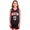 Форма баскетбольна дитяча NB-Sport NBA HOUSTON 13 BA-0968 M-2XL чорний-червоний 6