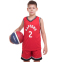 Форма баскетбольна дитяча NB-Sport NBA RAPTORS 2 BA-0970 M-2XL червоний-чорний 2