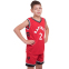 Форма баскетбольна дитяча NB-Sport NBA RAPTORS 2 BA-0970 M-2XL червоний-чорний 3