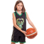 Форма баскетбольная детская NB-Sport NBA 34 BA-0972 M-2XL черный-зеленый 2