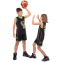 Форма баскетбольная детская NB-Sport NBA 34 BA-0972 M-2XL черный-зеленый 3