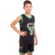 Форма баскетбольна дитяча NB-Sport NBA 34 BA-0972 M-2XL чорний-зелений 5