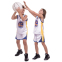 Форма баскетбольна дитяча NB-Sport NBA GOLDEN STATE 30 BA-0973 M-2XL білий-синій-жовтий 0