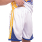 Форма баскетбольная детская NB-Sport NBA GOLDEN STATE 30 BA-0973 M-2XL белый-синий-желтый 7