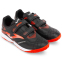 Футзалки обувь для мини-футбола детская Joma POWERFULL POJW2501INV размер 29-34 черный-красный 3