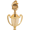 Кубок спортивный с ручками и крышкой SP-Sport CHIC C-8972B высота 46см золотой 1