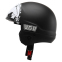 Мотошлем интеграл (full face) VGV MT-3304 M-L черный-белый 11