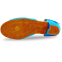 Туфлі бальні блок каблук F-Dance ET7009-B розмір 36-37 блакитний 3