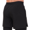 Компрессионные штаны тайтсы с шортами 2в1 LIDONG LD-0565 рост M-3XL черный 8