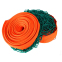 Сітка для пляжного волейболу SP-Planeta Еліт SO-0952 8,5x1м зелений-помаранчевий 1