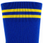 Гетри футбольні клубні NORVA UKRAINE ETM1721 розмір 32-39 синій-жовтий 5