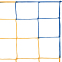 Сетка на ворота футбольные тренировочная узловая SP-Planeta Стандарт SO-5297 7.5x2,55x1,5м 2шт желтый-синий 1