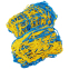 Сетка для Мини-футбола и Гандбола SP-Planeta Элит SO-5288 2x3x0,6м 2шт синий-желтый 0