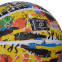 Мяч баскетбольный резиновый №7 SPALDING 84372Y GRAFFITI черный-желтый 3