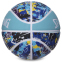 М'яч баскетбольний гумовий №7 SPALDING 84373Y GRAFFITI блакитний-синій 2