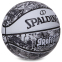 М'яч баскетбольний гумовий №7 SPALDING 84375Y GRAFFITI білий-чорний 0