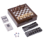 Набір настільних ігор 4 в 1 SP-Sport W2620-H шахи, доміно, карти, гральні кубики 7