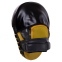 Лапа Вигнута для боксу та єдиноборств Zelart BO-7254 25x18x8см 1шт чорний-сірий-жовтий 4
