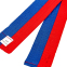 Пояс для кимоно двухцветный SP-Planeta BO-7258 длина-220-280см синий-красный 1