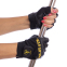Перчатки для фитнеса и тяжелой атлетики кожаные GOLDS GYM BC-3609 XS-XXL черный 2