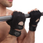 Перчатки для тяжелой атлетики кожаные Zelart ZB-3066 M-L черный 1