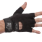 Перчатки для тяжелой атлетики кожаные Zelart ZB-3066 M-L черный 3