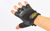 Перчатки для кроссфита и воркаута кожаные Zelart WorkOut ZG-3602 XS-XL черный 1