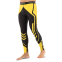 Костюм компресійний чоловічий рашгард лонгслів та штани Domino TC210-KC210-19 S-2XL чорний-жовтий 10