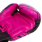 Перчатки боксерские кожаные TWINS FBGV-TW2PK 10-12 унций черный-розовый 2