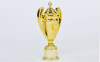 Кубок спортивный с ручками и крышкой SP-Sport FAVOURITE HB4002D высота 22см золотой 1