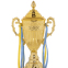 Кубок спортивный с ручками и крышкой SP-Sport CARVED QY078B высота 44см золотой 1