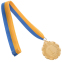 Медаль спортивна зі стрічкою SP-Sport PREMIER C-6861 золото, срібло, бронза 2