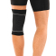 Наколенник эластичный с ребрами жесткости и силиконовым пателлярным кольцом SP-Sport ST-2592 M-XL 1шт черный-серый 3