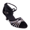 Обувь для бальных танцев женская Латина Record D201 размер 35-37 черный-серебряный 0