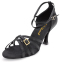 Туфли для латины F-Dance LD2006-BK размер 36-40 черный 1
