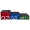 Бокс плиометрический мягкий набор Zelart PLYO BOXES FI-3635 3шт 90х75х30/45/60см зеленый, синий, красный 20