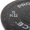 Бамперные диски из структурной резины Bumper Plates Record TA-4782-5 51мм 5кг черный-серый 2