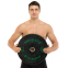 Бамперные диски из структурной резины Bumper Plates Record TA-4782-10 51мм 10кг черный-зеленый 8