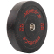 Бамперные диски из структурной резины Bumper Plates Record TA-4782-25 51мм 25кг черный-красный 1